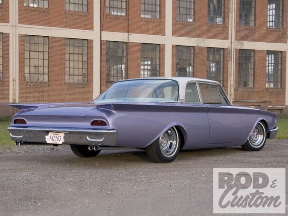 my '60 fairlane kustom in a 2010 r&c mag feature soon after mcphail finished this ride and while he still owned it...