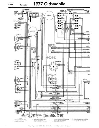 1977 Toronado Chassis Wiring Page 1