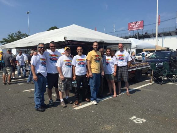 That’s me second from left with Nunzi in the middle down at Englishtown about 2015. He is retired now and works on his own sick projects. These are my Pontiac friends from Brooklyn that I thought were going to shun me with the Olds switch .