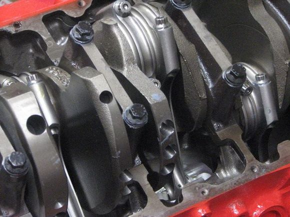 arp bolts throughout and  eagle rods