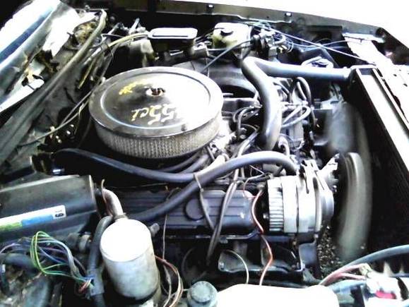 The Buick 455 running
