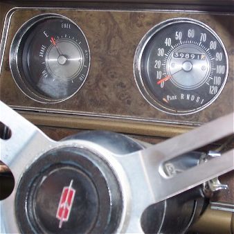 1970 oldsmobile cutlass supreme odometer