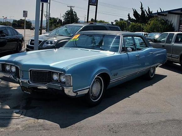 Florence, for sale at Greenwood Chevrolet in Hollister, CA.  Original paint, aftermarket vinyl roof, 15&quot; wheels (not sure if original), two owners (second owner since 1971)