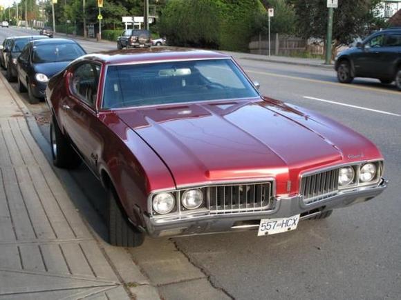 1969 cutlass front