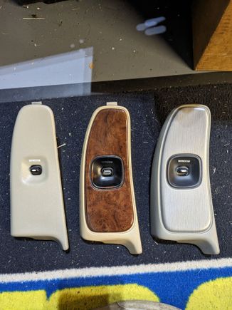 3 different types. The one on the right is Final 500 only. Has a brushed stainless look.