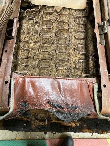 Fire damage.