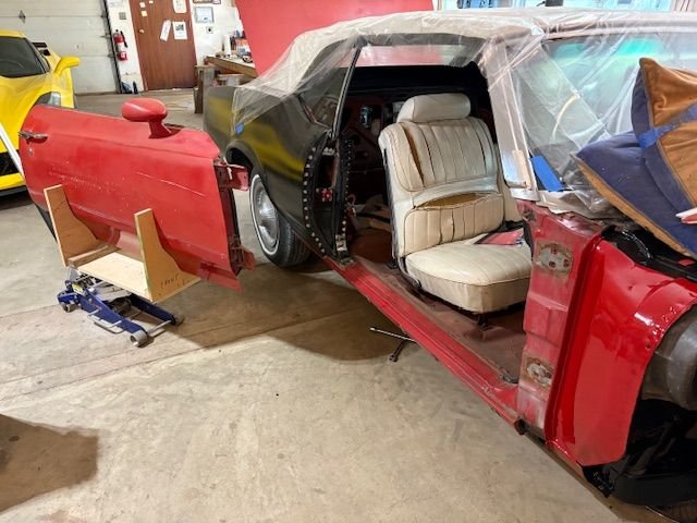 Homemade door fixture worked great