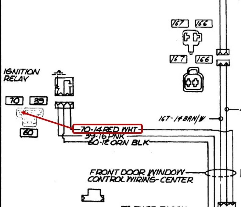 Power window relay wiring