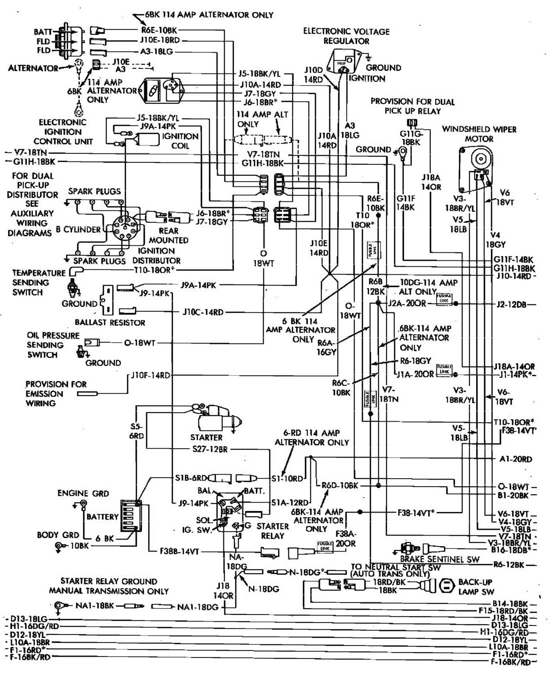 1986 dodge d150 wiring diagram