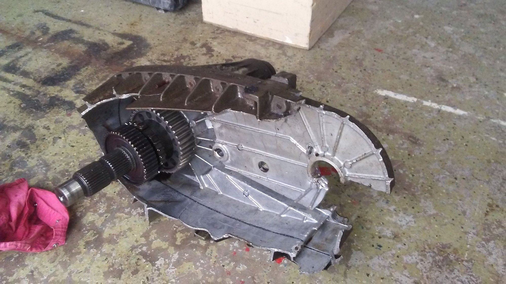 Transfer case explosion nv271