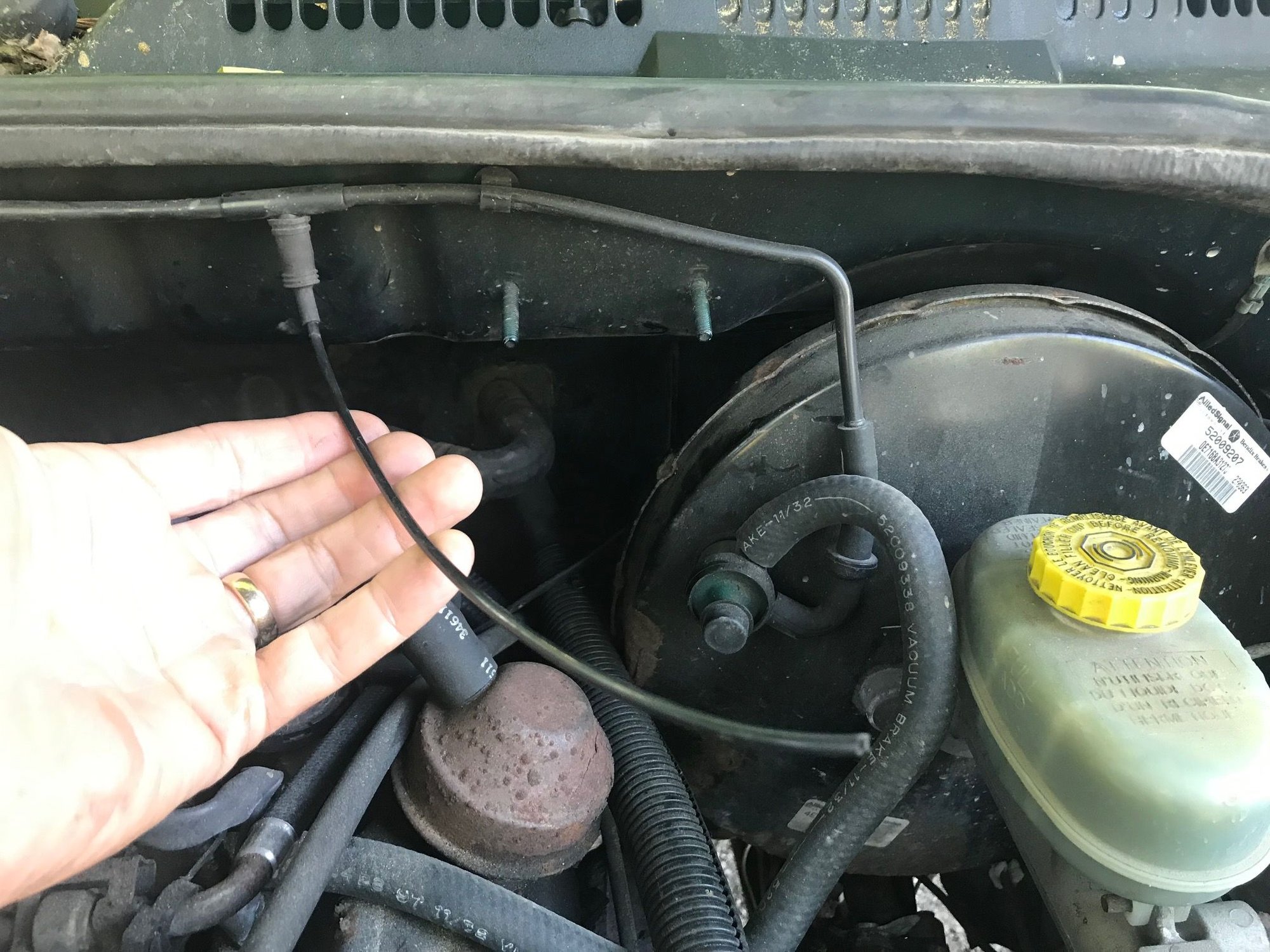 Vacuum line needing a home, is this by chance related to my air vents