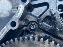 Don’t think anyone has been inside the timing case. Or they didn’t care about the killer pin.