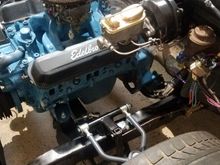 You can see some of the brake lines here. Ill finish the steering also. 
