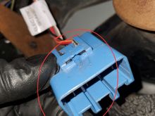 I assume this one has to do with the brake and reverse lights given its tag.  I just want to make sure it's not solely for a trailer brake controller.  This should be connected to something, right?  Anybody know where it's other half dangles from?