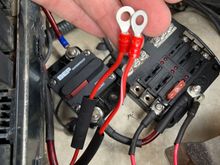 The one tweak I made was cutting the power side wires.  Instead of running them directly from the battery I am going to run them from my power distribution box.