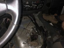 To get the top bolts out you remove the center console then chizzle through the floor if your sawzall is dead