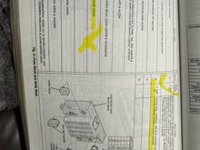 Two fuses highlighted across have no power (I don’t have power door locks).