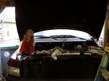 Got my little boy learning how to be a grease monkey! He's helping me with the tune up in this pic.