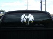 Chrome sticker