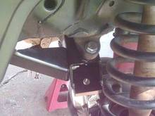 New Track bar mount with brace.