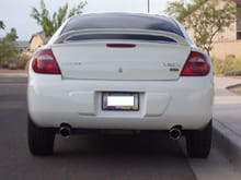 Rear shot when I added the srt rear section