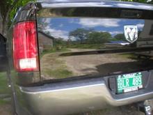 waxed tailgate.