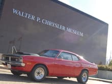 1972 Dodge Demon 340 at the Chrysler Museum