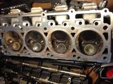 Head showing signs of chunks rattling around, the second from the right is cylinder #3.