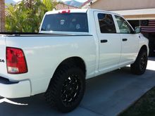 Notice my rear bumper, I installed two of these, they are very bright and I wired them into my reverse lights.