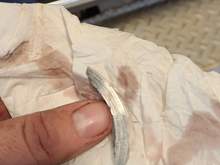 Found in transmission pan