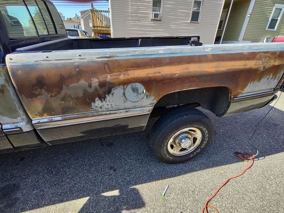 Before it was sandblasted 