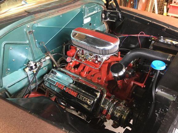 The original 276 Hemi! massaged to 275hp!I did the seat and door upholstery  too!