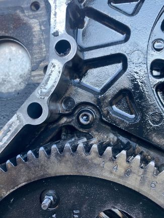 Don’t think anyone has been inside the timing case. Or they didn’t care about the killer pin.