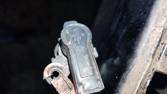 Back of "disarm switch" thats on the back of lock cylinder 