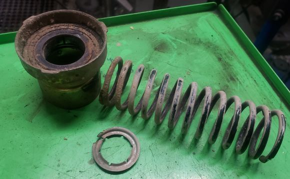 Old pieces removed