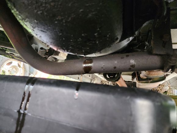 Oil change, its impossible not to hit the exhaust it seems