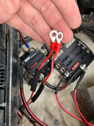 The one tweak I made was cutting the power side wires.  Instead of running them directly from the battery I am going to run them from my power distribution box.