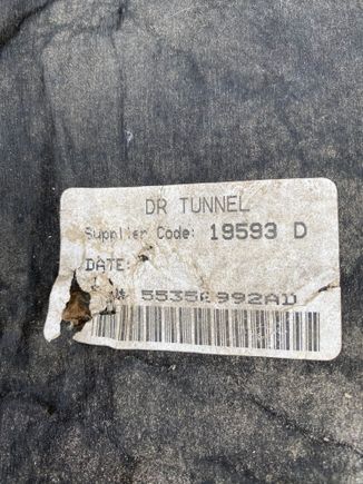 This comes up on MoparPartsGiant.com as a Silencer-Floor Pan Front Tunnel which is Discontinued on the website but was wondering if I could possibly just replace it with a strong adhesive heat shielding from Amazon.com or Rockauto.com