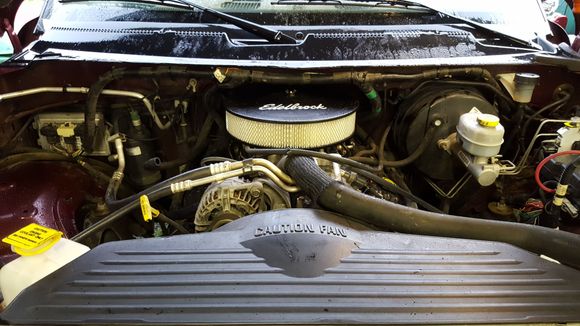 Open air cleaner setup.