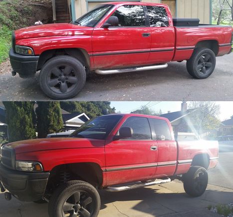 before and after lift