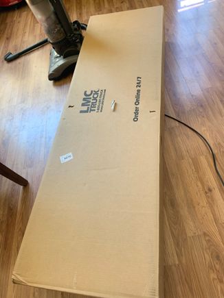 Christmas in April....new LMC dash pad arrived, finally can button up the dash.
