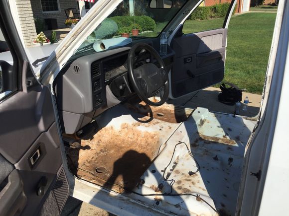 Used a wire wheel to grind it all down