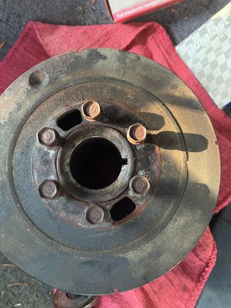 Divot in the top left, as well as two semi-rectangular holes towards the middle I'd like to know about.