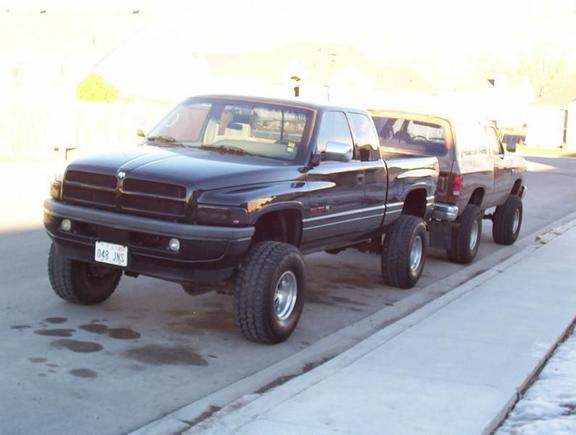 The Brown one is also my old Ramcharger.