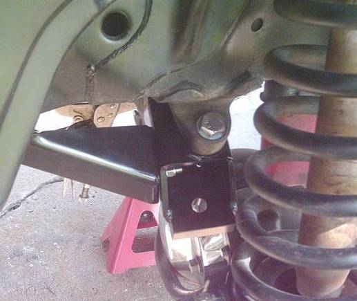 New Track bar mount with brace.