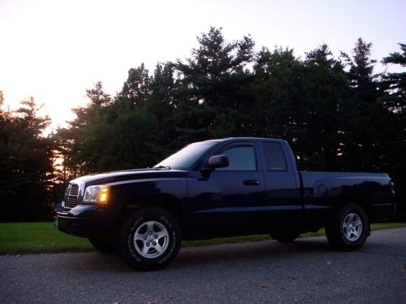 Same evening shot, focused on the truck instead of the sunset this time.