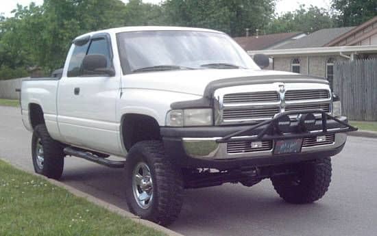 Shot two new pics of my truck with my bumper &quot;gills&quot; and my repositioned driving lights.