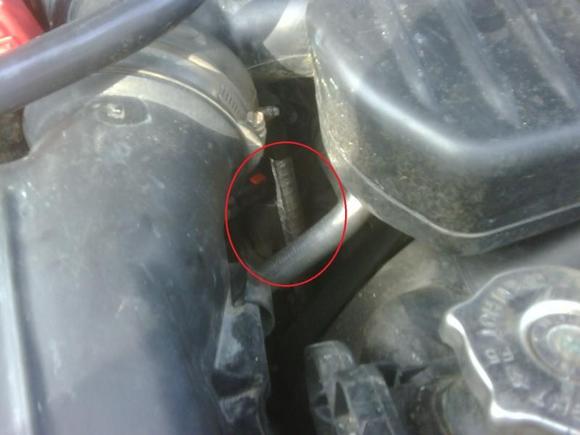 2006 Durango EGR Valve Loacation