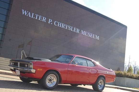 1972 Dodge Demon 340 at the Chrysler Museum