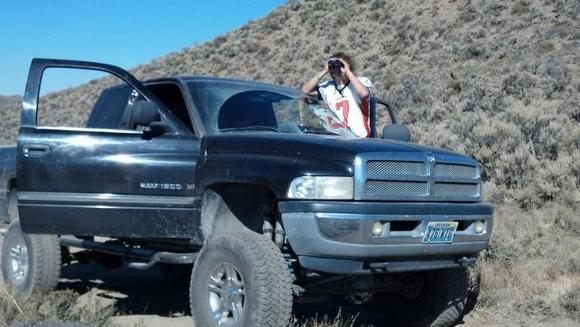 My son, he did all the driving